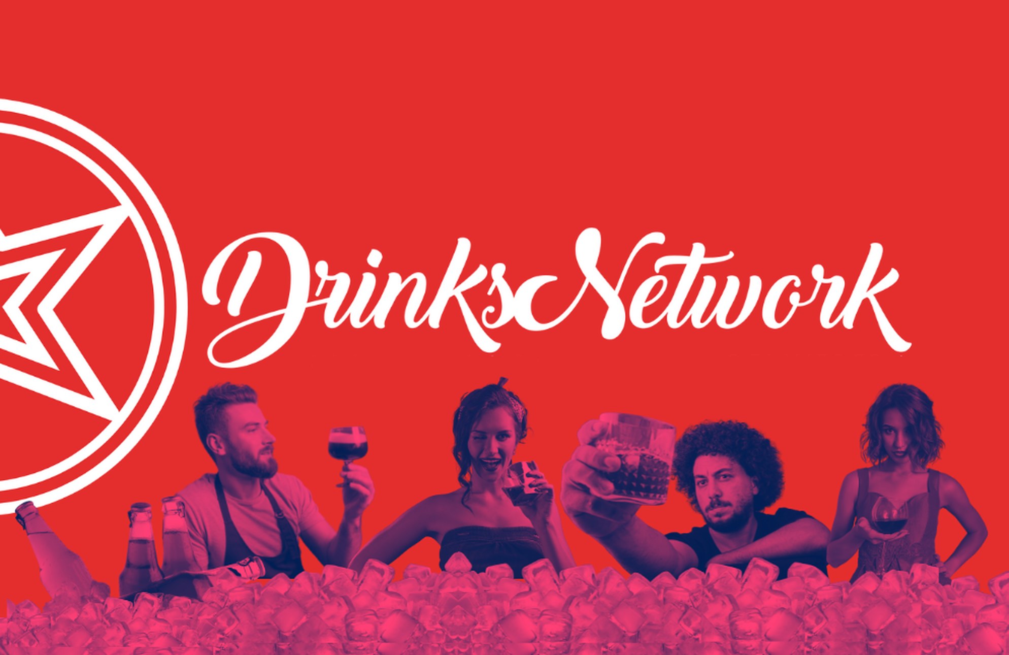 Drinks Network: good times, swipe, buy, delivered