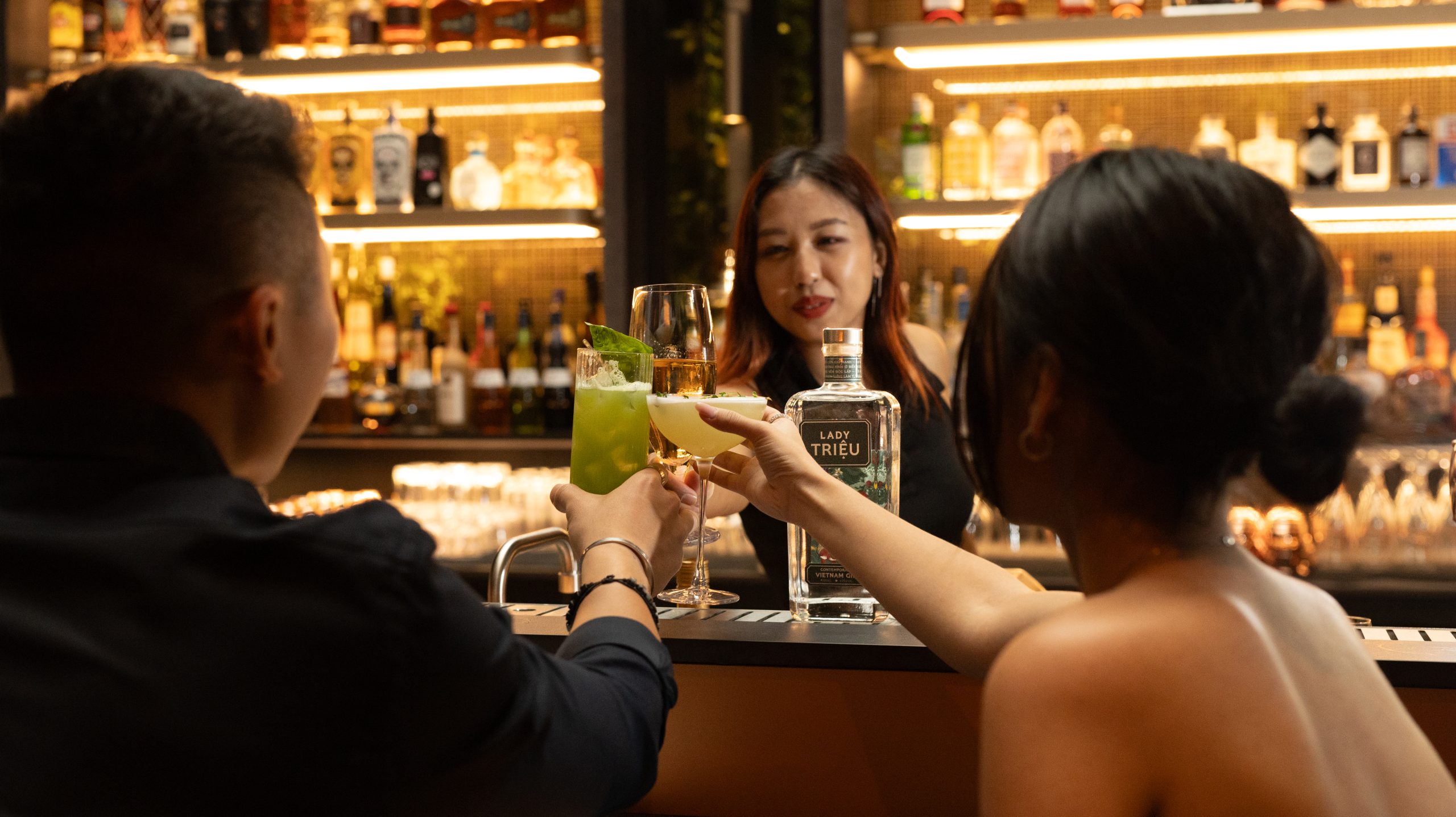 Lady Trieu event at Allora Bar