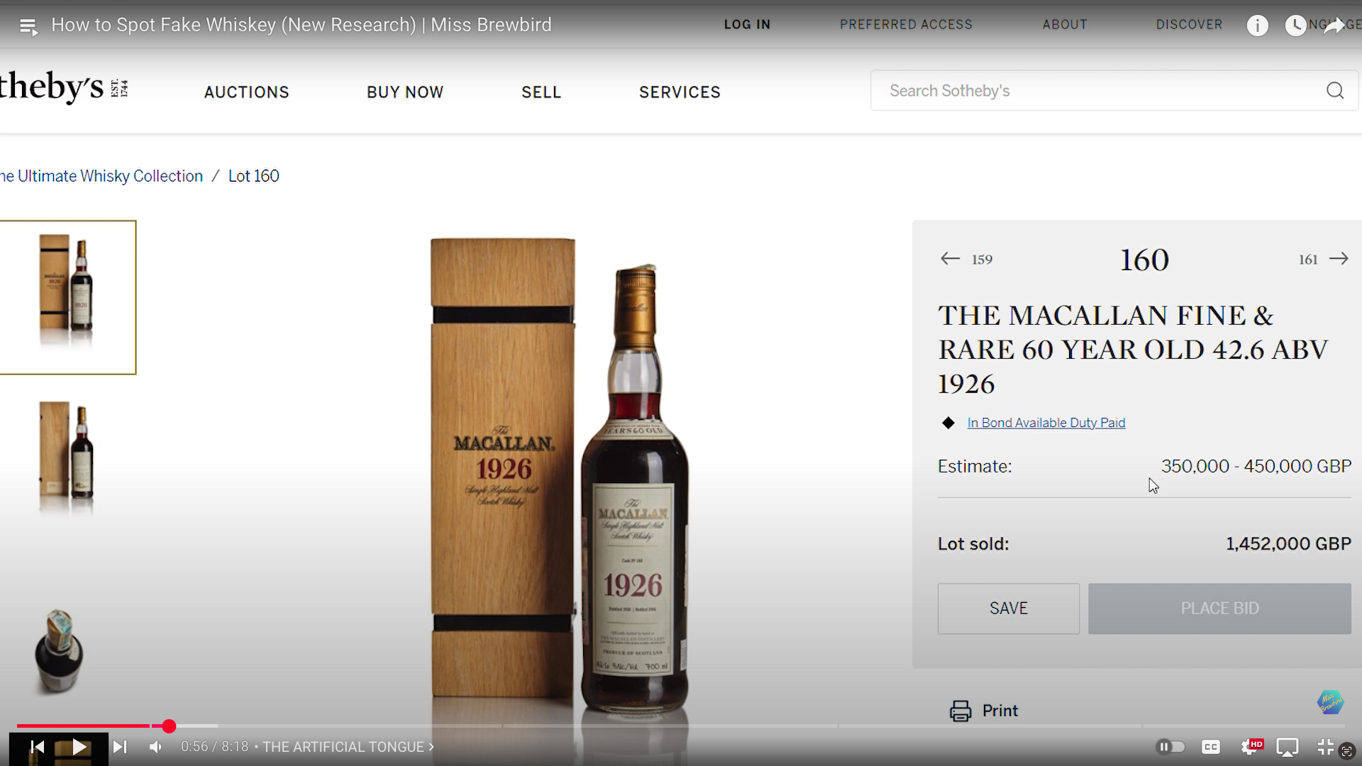 How to spot fake liquor, example 5